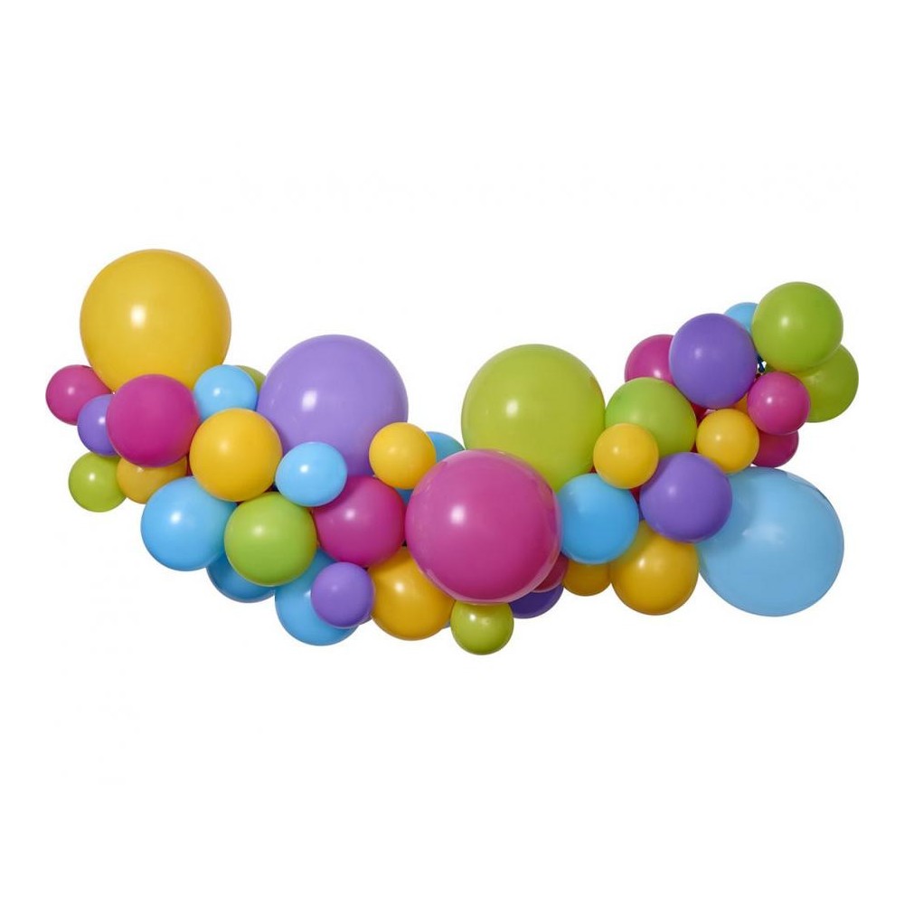 Colour Colorful balloon, balloon garland set 65 pcs