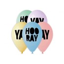 Party Hooray balloon, 5 pcs - 13 inches (33 cm)