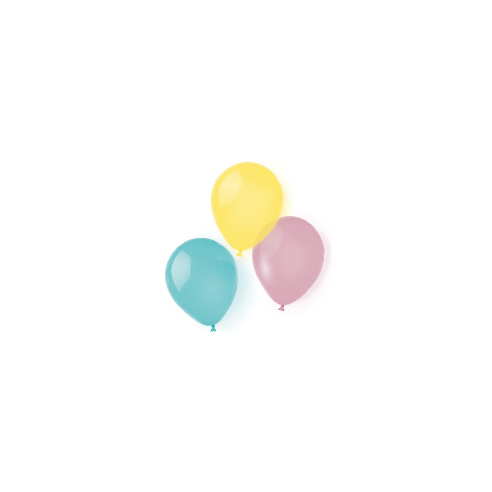 Colour Pastel balloon, 8-piece 10 inch (25.4cm)