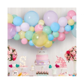 Baby Pastel Colorful balloon, garland balloon set 65 pcs