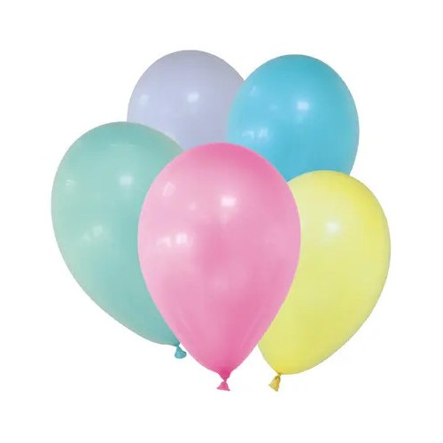 Colour Pastel Party balloon, 12 pcs