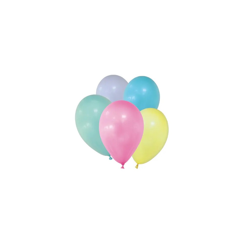 Colour Pastel Party balloon, 12 pcs