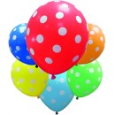 Colour Dots, polka dot balloon, set of 6