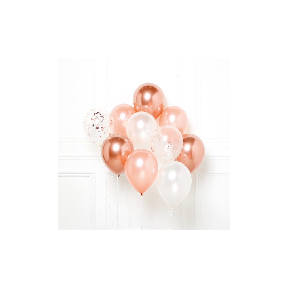 Colour Rose Gold balloon set of 10 pcs 11 inch (27.5 cm)