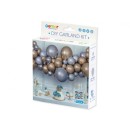 Colour Silver-Gold balloon, garland balloon set 65 pcs