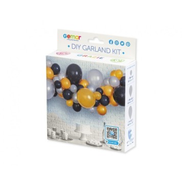 Baby Silver-Gold-Black Colorful balloon, balloon garland set 65 pcs