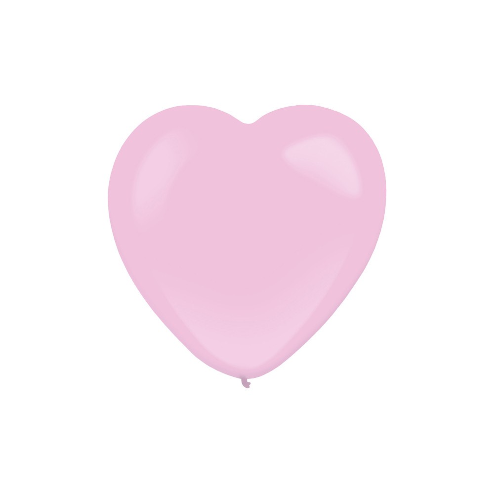 Heart Pink balloon, 50 pcs 12 inch (30 cm)
