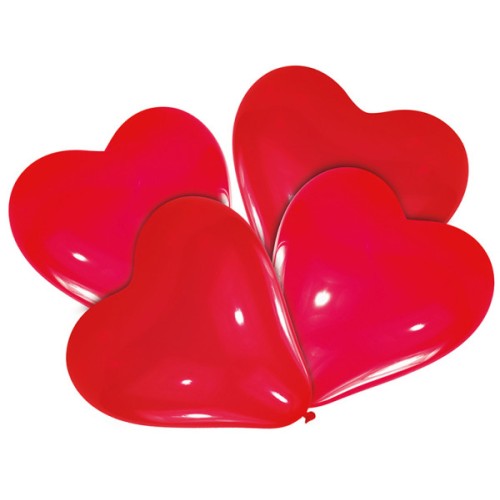 Heart Red Balloon, 10 pcs 16 inch (40.6 cm)