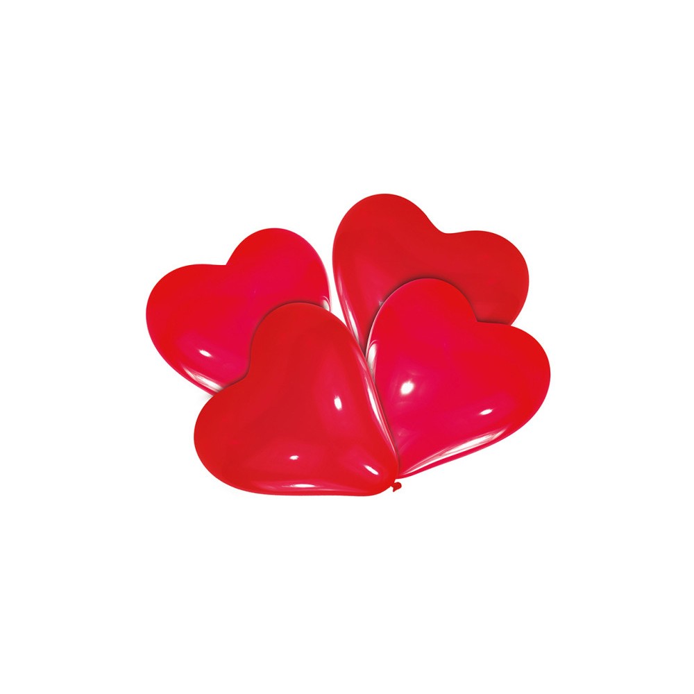 Heart Red Balloon, 10 pcs 16 inch (40.6 cm)
