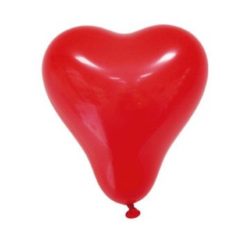 Heart balloon, 8 pcs 25 cm