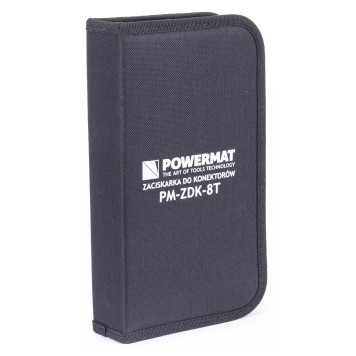 Zaciskarka do tulejek i końcówek zestaw PM-ZDK-8T