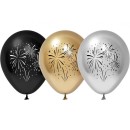 Colour B&C Fireworks balloon, 5 pcs 12 inch (30 cm)