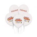 Fireman Fireman balloon, 5 pcs 12 inch (30 cm)