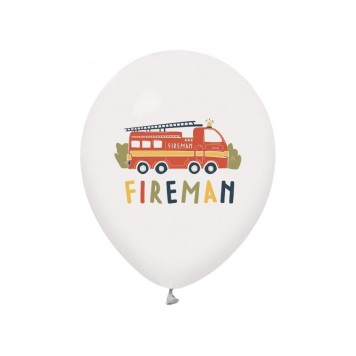 Fireman Fireman balloon, 5 pcs 12 inch (30 cm)