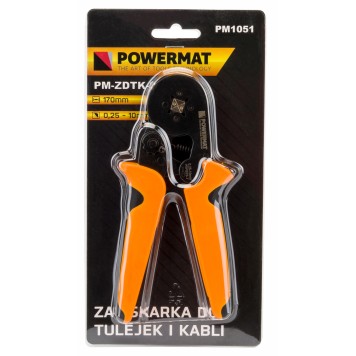 Zaciskarka do tulejek i kabli 0,25-10mm² PM-ZDTK-0.2510T