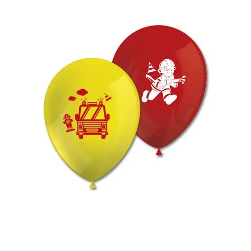 Fireman Rescue balloon, 8-piece set