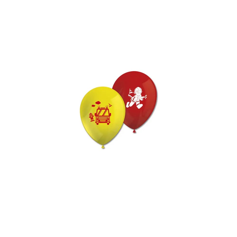 Fireman Rescue balloon, 8-piece set