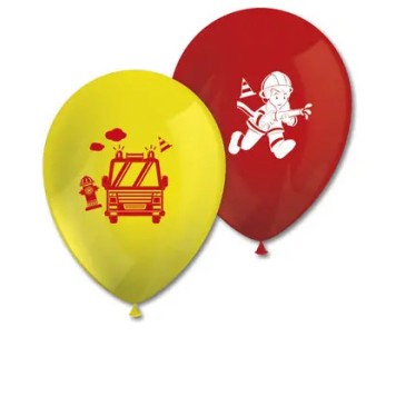 Fireman Rescue balloon, 8-piece set