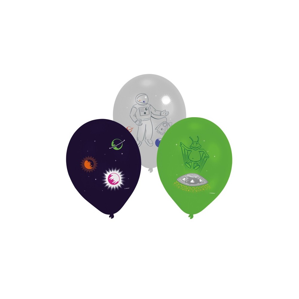Space Space balloon, 6 pcs 11 inch (27.5 cm)