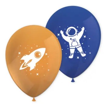 Space Rocket Space balloon, 8 pieces