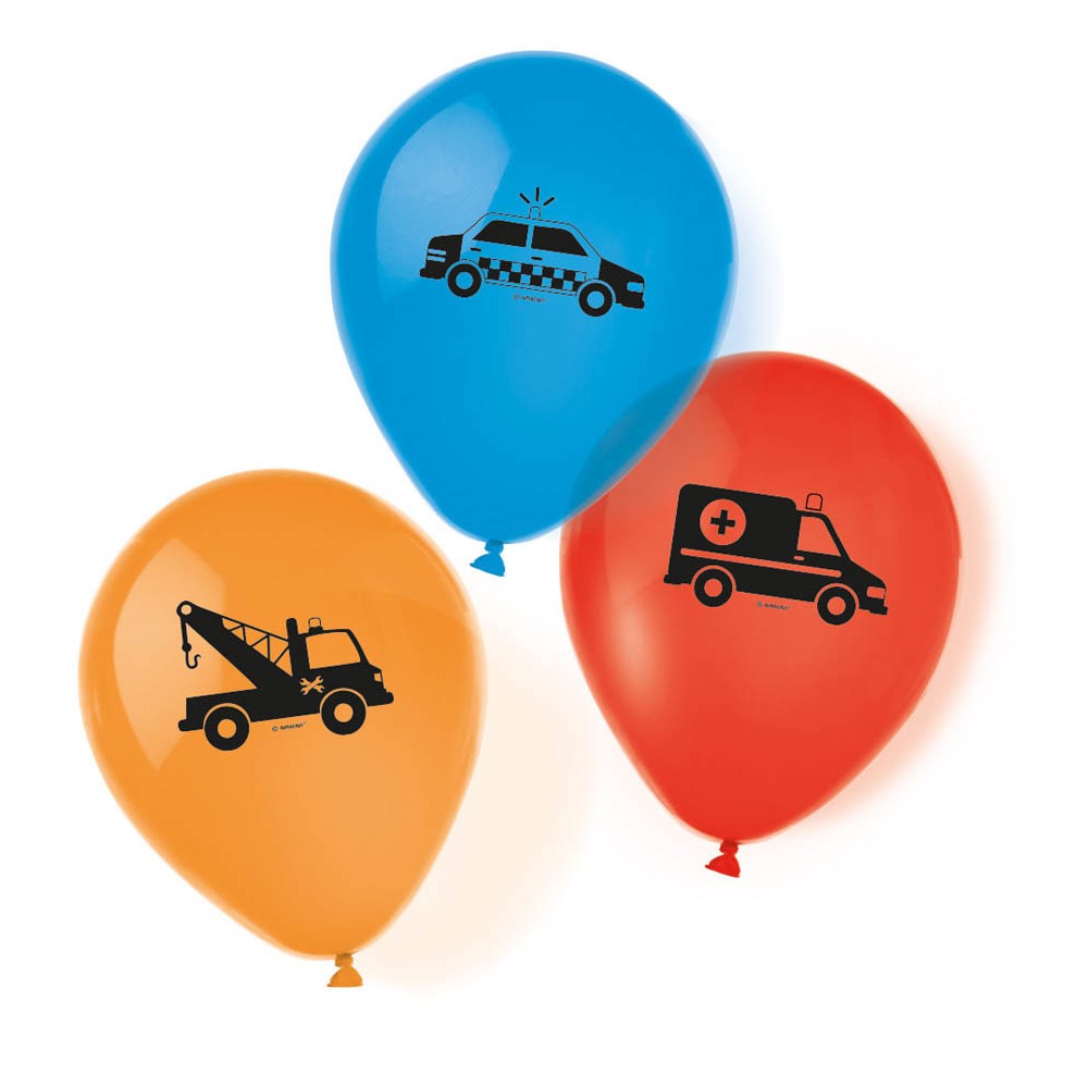 On the Road On the Road balloon, 6 pcs 9 inch (22.8 cm)