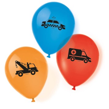 On the Road On the Road balloon, 6 pcs 9 inch (22.8 cm)