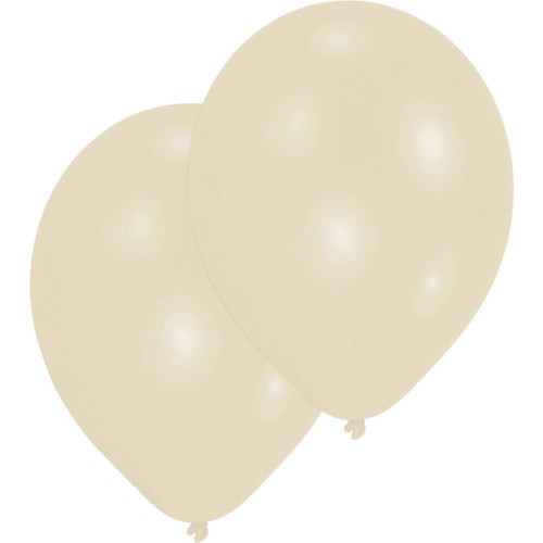 Colour Vanilla Cream Vanilla Balloon, pack of 10, 11 inch (27.5 cm)
