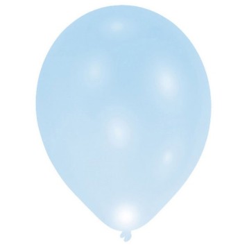 Colour Blue Illuminating LED Balloon, 5 Pcs 11 inch (27.5 cm)