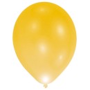 Colour Gold Illuminating LED Balloon, 5 pcs 11 inch (27.5 cm)