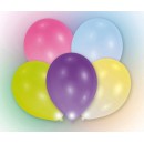 Colour Multicolor  Illuminating LED Balloon, pack of 5, 11 inch (27.5 cm)