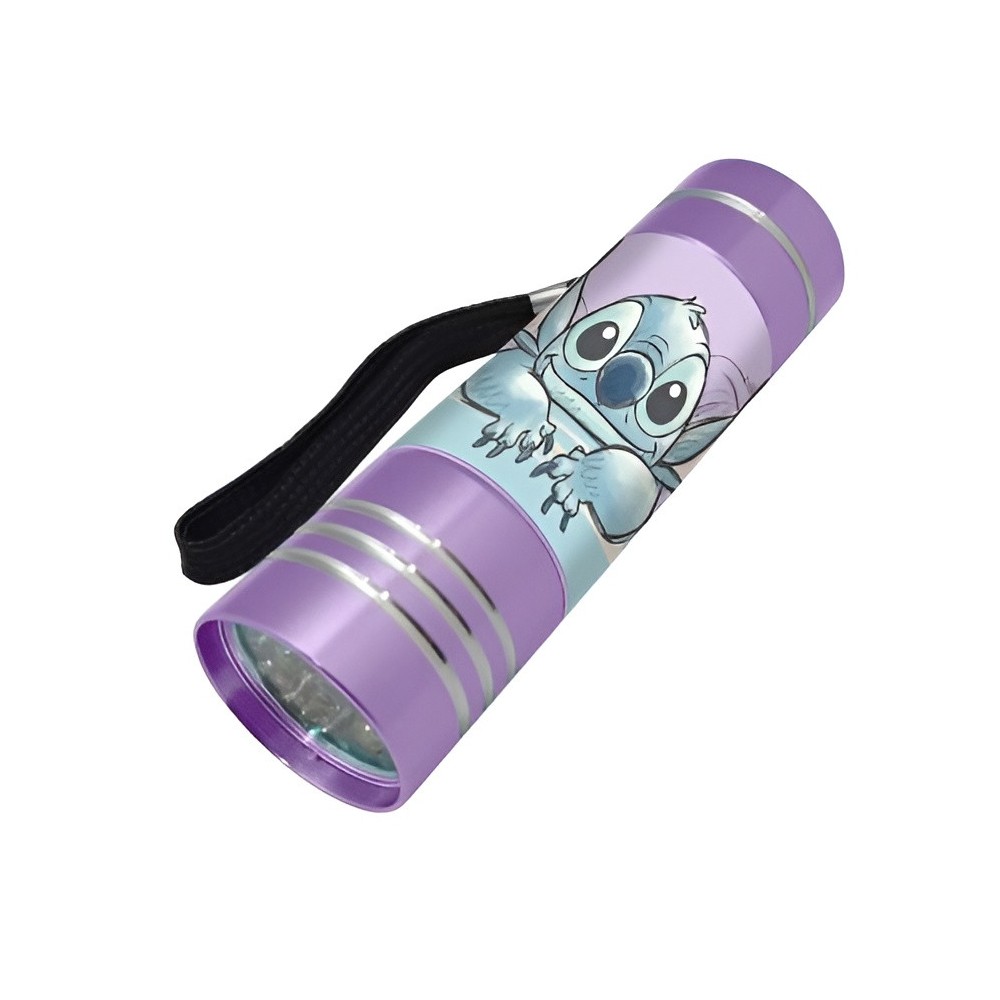 Disney Lilo and Stitch Purple LED flashlight 9 cm