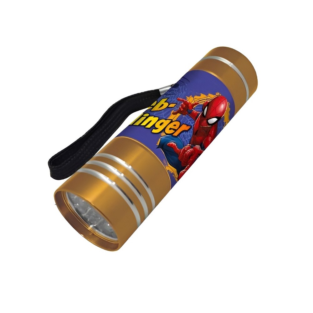 Spiderman Gold LED Flashlight