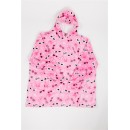 Barbie Glasses adult pull-over plush fleece blanket, poncho