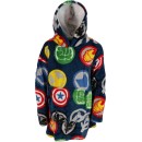 Avengers Courageous pull-on plush polar blanket, poncho 7-14 years