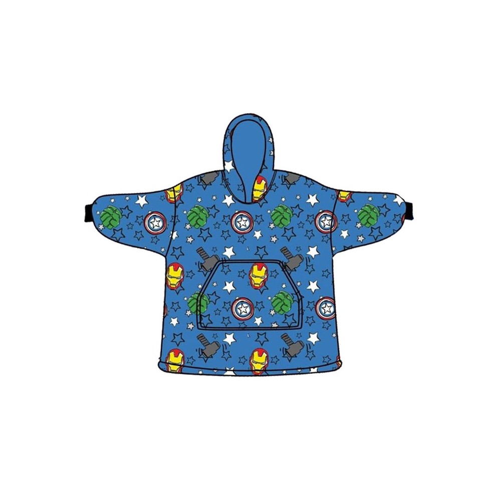 Avengers slip-on plush fleece blanket, poncho
