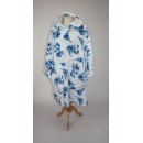 Disney Lilo and Stitch Blue slip-on plush fleece blanket, poncho 7-14 years