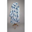 Disney Lilo and Stitch Blue slip-on plush fleece blanket, poncho 7-14 years