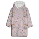 Harry Potter Hedvig Pink adult wearable plush polar blanket, poncho