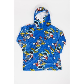 Sonic the Hedgehog Sonic the Hedgehog Wearable Plush Fleece Blanket, Poncho