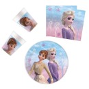 Disney Frozen Wind party set with 36 items and 23 cm plate
