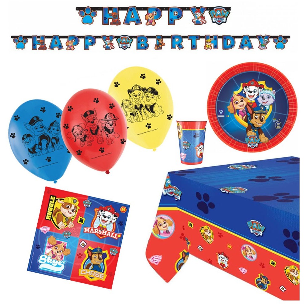 Paw Patrol party set of 40 pieces