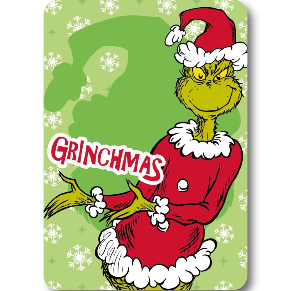 The Grinch Mischief Christmas Polar Blanket 100x140cm