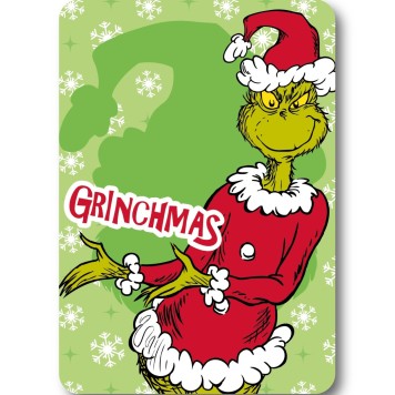The Grinch Mischief Christmas Polar Blanket 100x140cm