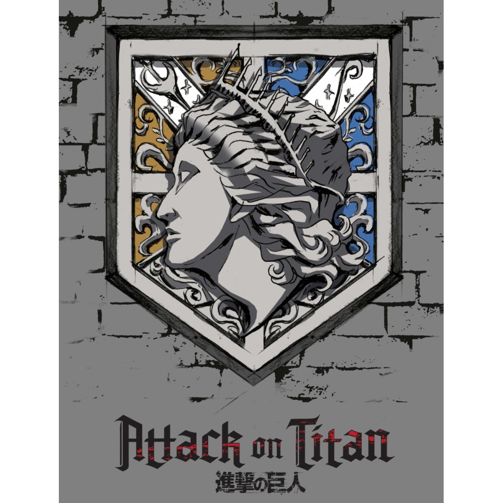 Attack on Titan Wall Maria fleece blanket 130x170 cm