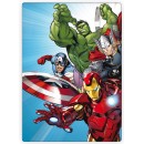Avengers Light Blue  fleece blanket 100x140cm