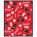 Coca-Cola coral fleece, polar blanket 120x150cm