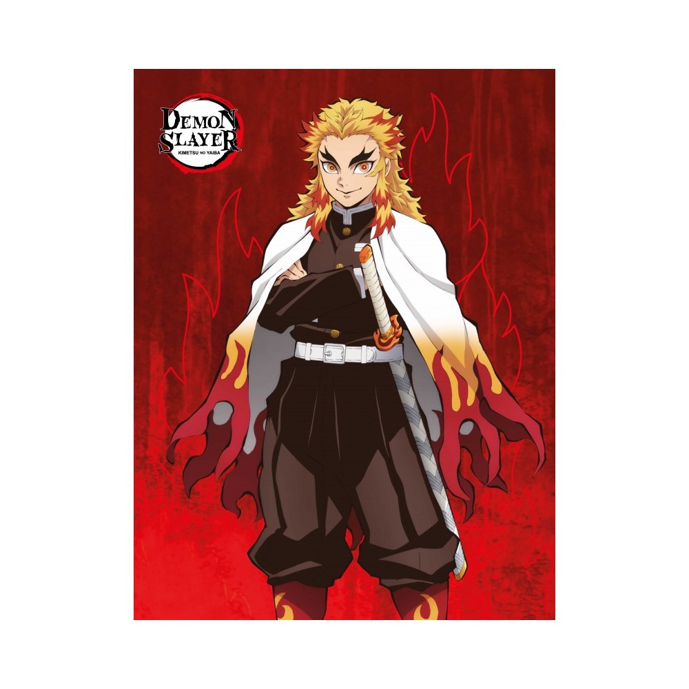 Demon Slayer Rengoku polar blanket 130x170 cm