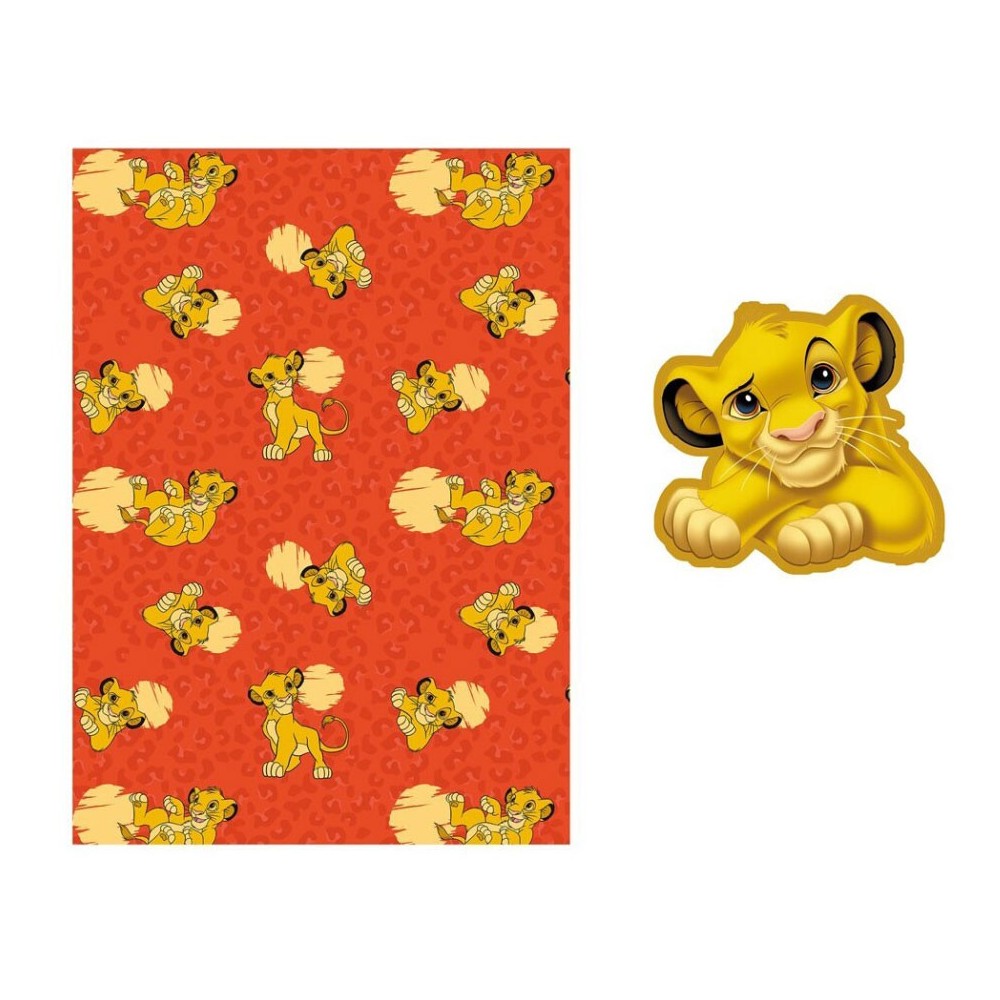 Disney The Lion King fleece blanket and shaped cushion set