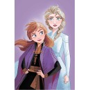 Disney Frozen Purple microfleece blanket 100x150cm