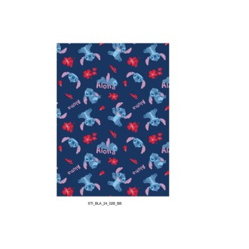 Disney Lilo and Stitch Aloha flannel blanket 110x150cm